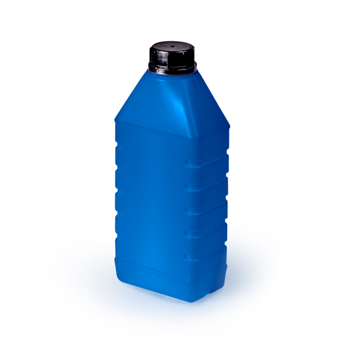 Бутылка 1 л прямоугольная Синий